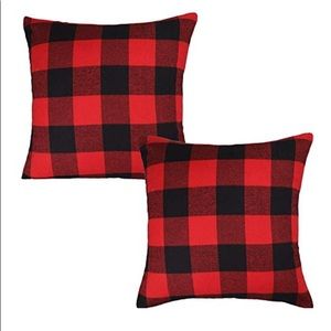 NWT Set of 2 Buffalo Check Plaid Throw Pillow Covers